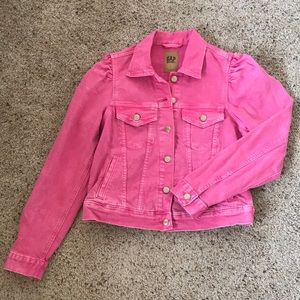 Gap Barbie Icon Puffed Sleeve Denim Jacket